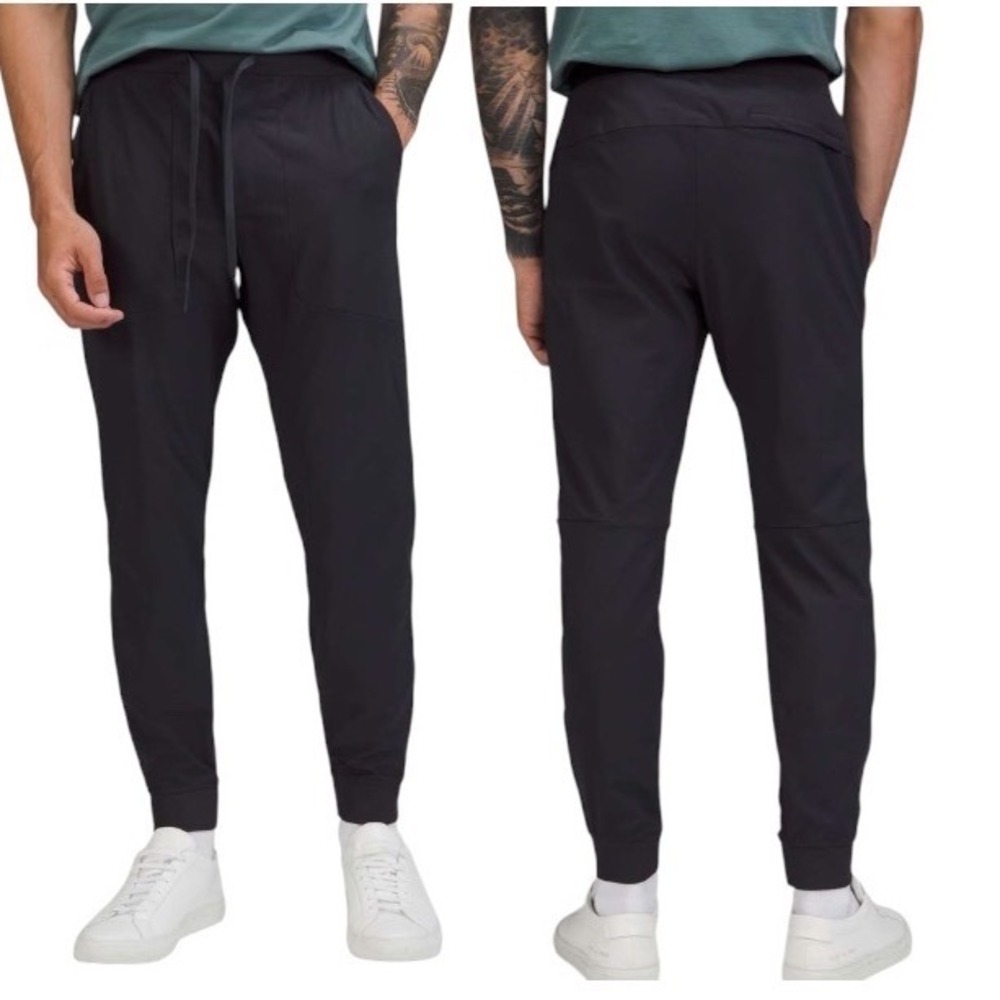 Lululemon ABC Jogger Mens Sz Medium Black or Obsidian Warpstreme Athletic Pants
